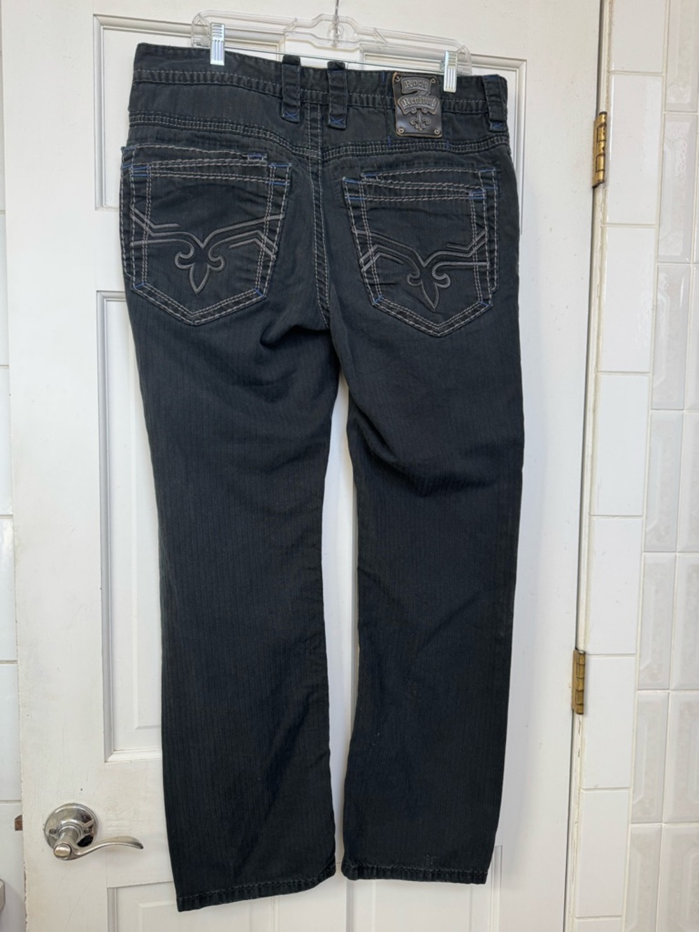 Rock Revival Men's Black Jeans - Picture 4 of 16